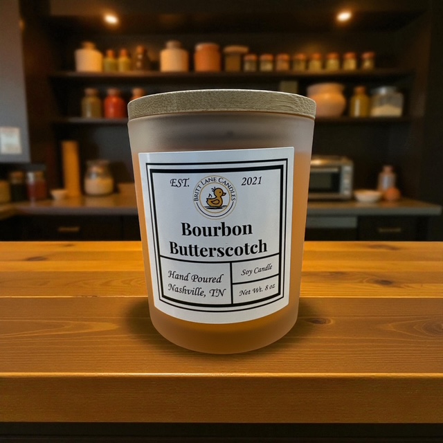 Bourbon Butterscotch 8 oz Soy Candle