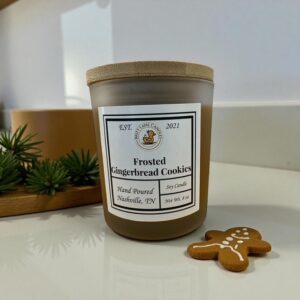 Frosted Gingerbread Cookies 8 oz Candle