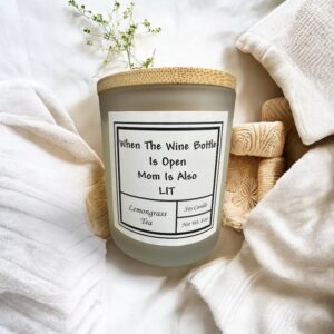 Lemongrass Tea 8 oz Soy Candle