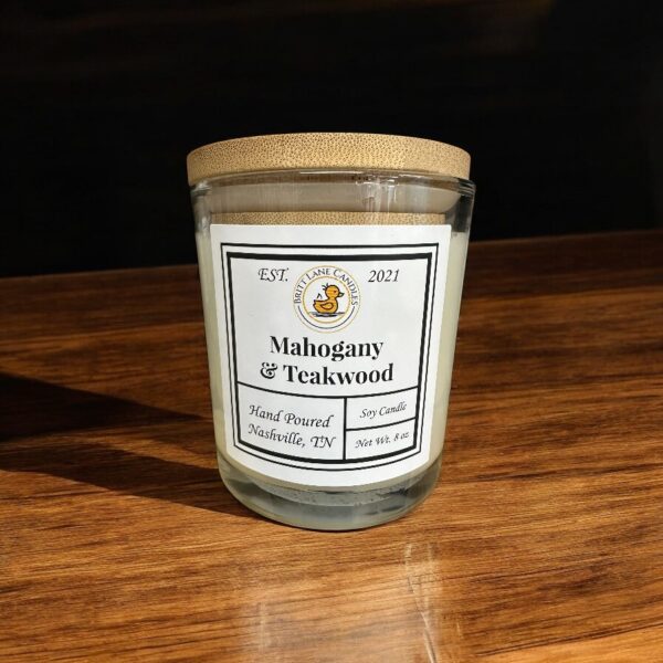 Mahogany & Teakwood 8 oz Candle