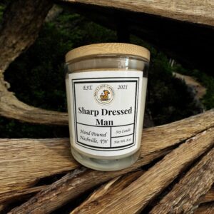 Sharp Dressed Man 8 oz Soy Candle