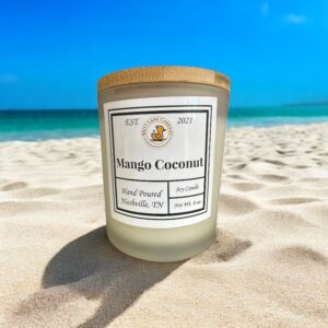Mango Coconut 8 oz Soy Candle
