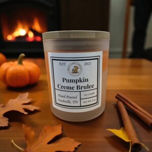 Pumpkin Crème Brûlée 8 oz Candle