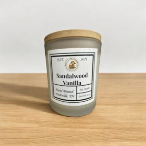 Sandalwood Vanilla 8 oz Soy Candle