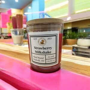 Strawberry Milkshake 8 oz Candle