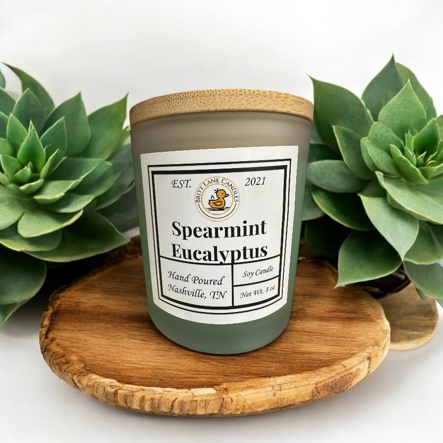 Spearmint Eucalyptus 8 oz Candle