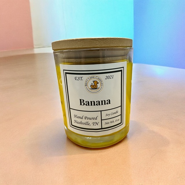 Banana 8 oz Candle