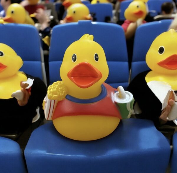 Movie Night Rubber Duck