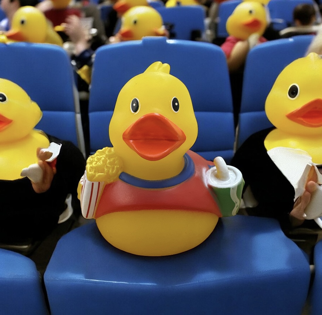 Movie Night Rubber Duck